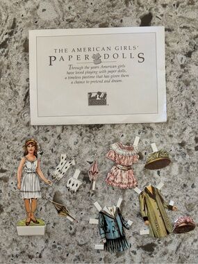 Pleasant company Samantha’s paper dolls